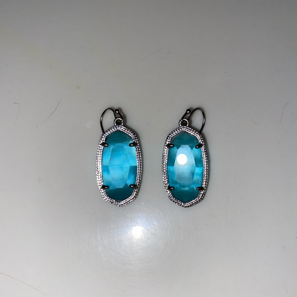 KENDRA SCOTT BLUE EARRINGS